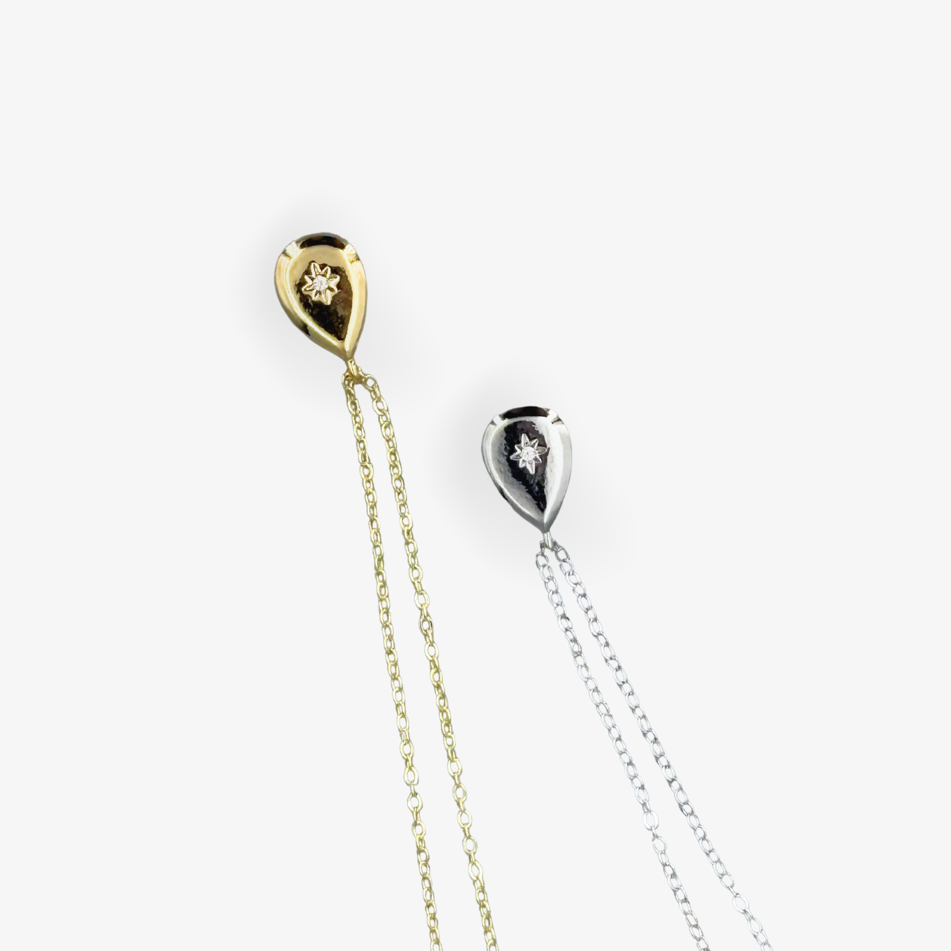 Bethlehem Star Waterdrop Shape 14K Necklace